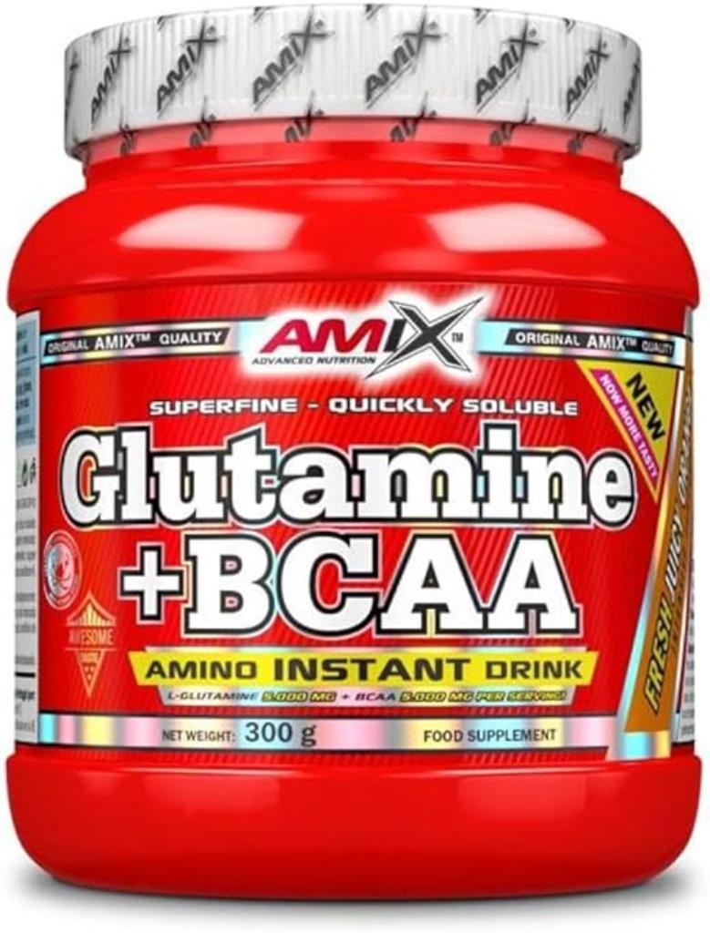AMIX - Bcaa Glutamine LIVRAISON GRATUITE, Envoi, Neuf, Poudre ou Boisson