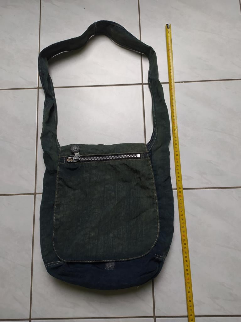 Sac bandoulière Kipling vert/bleu, Enlèvement ou Envoi, Utilisé, Bleu