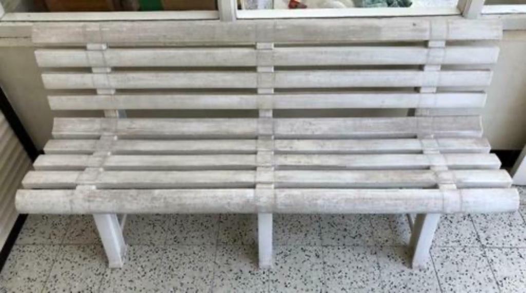 Tuinbank. Materiaal: Kunststof., Tuin en Terras, Tuinbanken, Ophalen of Verzenden, Gebruikt, Kunststof