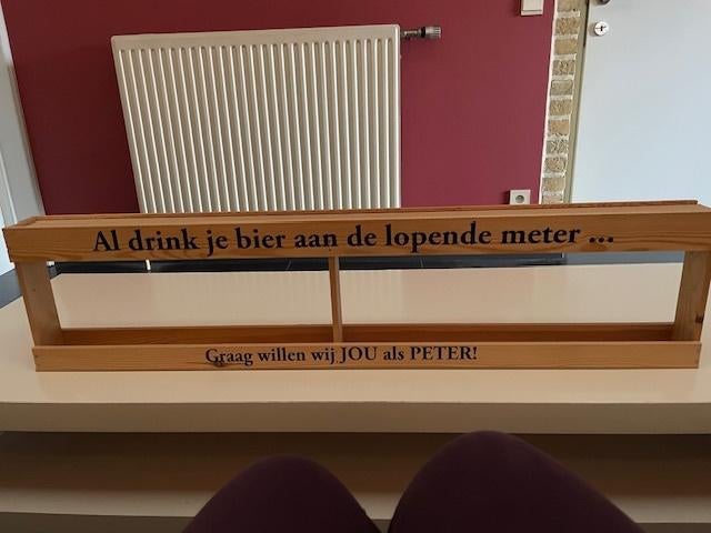meter bier voor peter, Ophalen, Nieuw