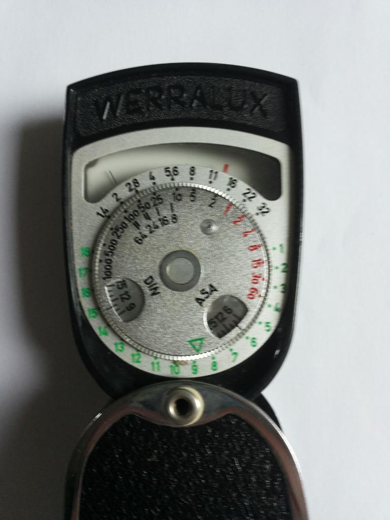 Vintage Werralux lichtmeter lichtbelichtingsmeter camera-acc, Audio, Tv en Foto, Fotografie | Fotostudio en Toebehoren, Gebruikt