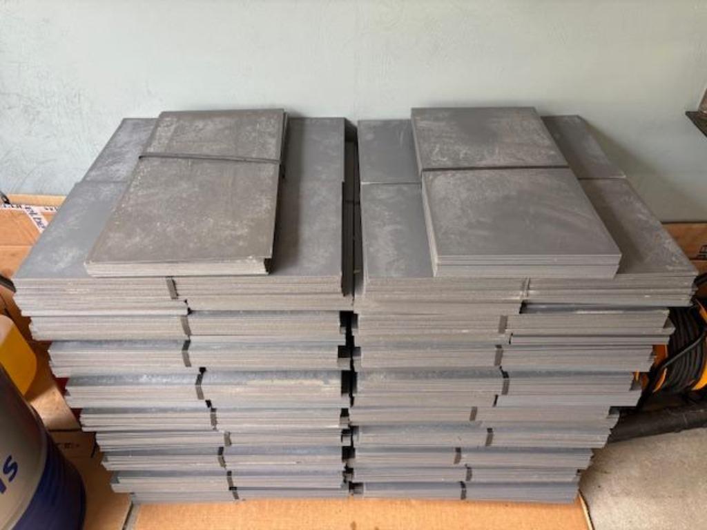 Plaques d'Eternit (sans amiante) gris 32 x 60cm x 4mm, Enlèvement, Neuf, Gris, 15 m² ou plus