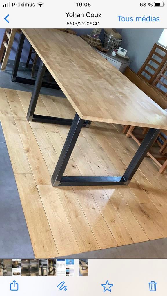 Pieds de table metal plusieurs modèle,devis gratuit, benelux, Ophalen of Verzenden, Zo goed als nieuw