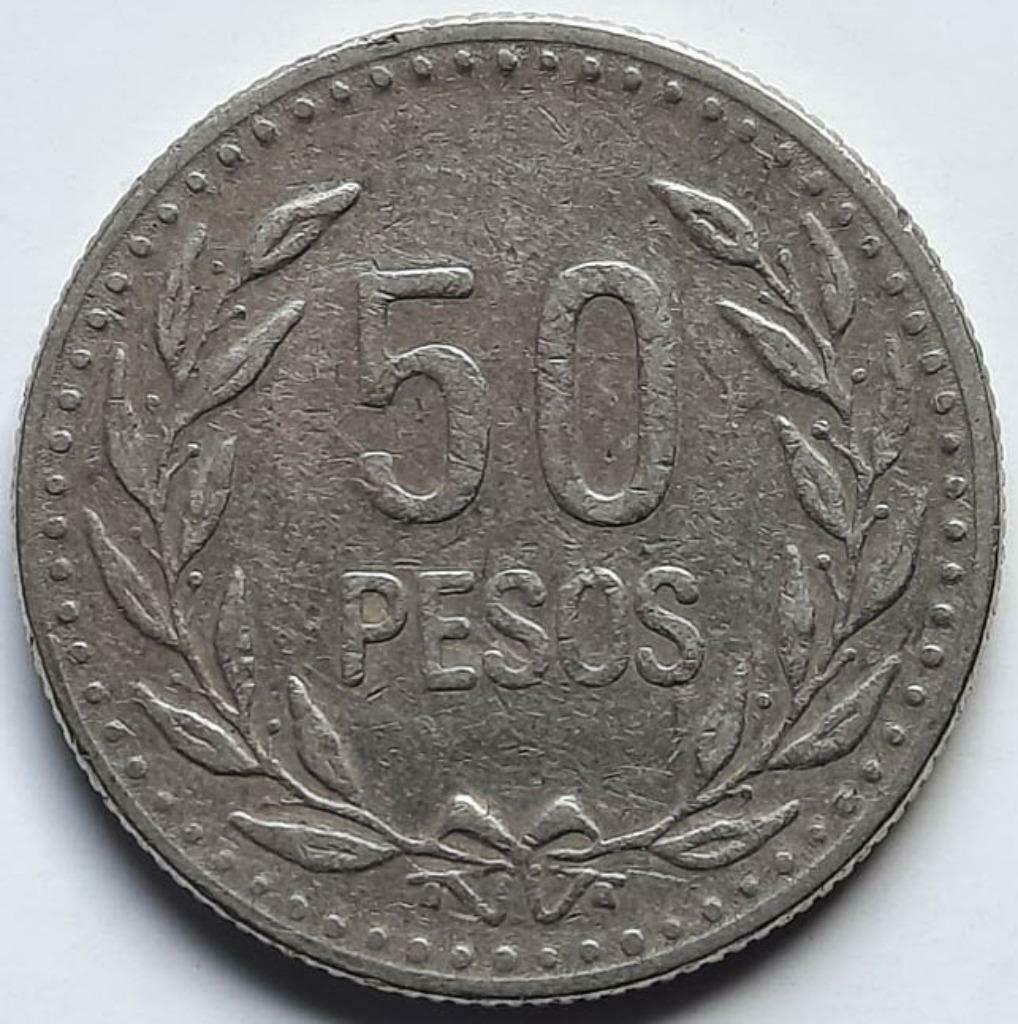 Colombia - 50 pesos - 1991, Ophalen of Verzenden, Zuid-Amerika, Losse munt