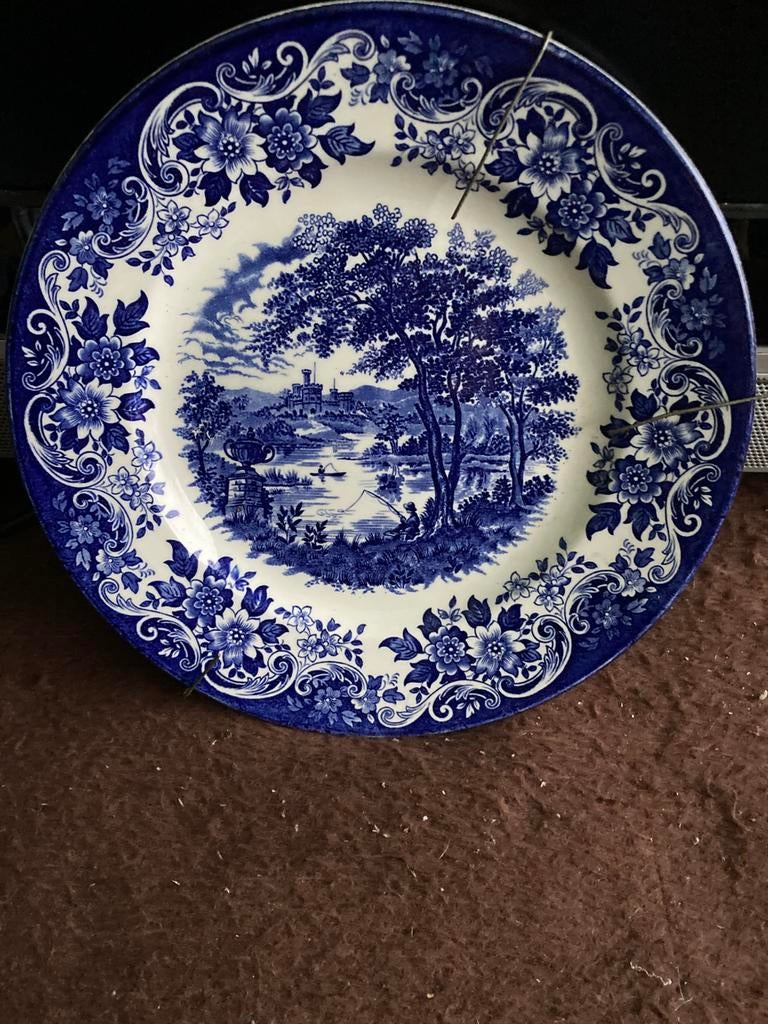 Decoratief porseleinen bord, Ophalen