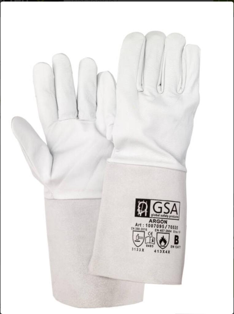 GSA Argon Lederen lashandschoenen, Ophalen of Verzenden, Nieuw