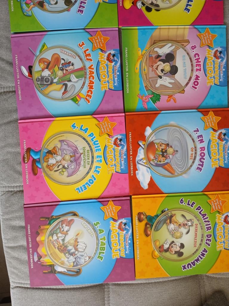 Nederlands frans met dvd hele collectie disney, Boeken, Ophalen, Nieuw