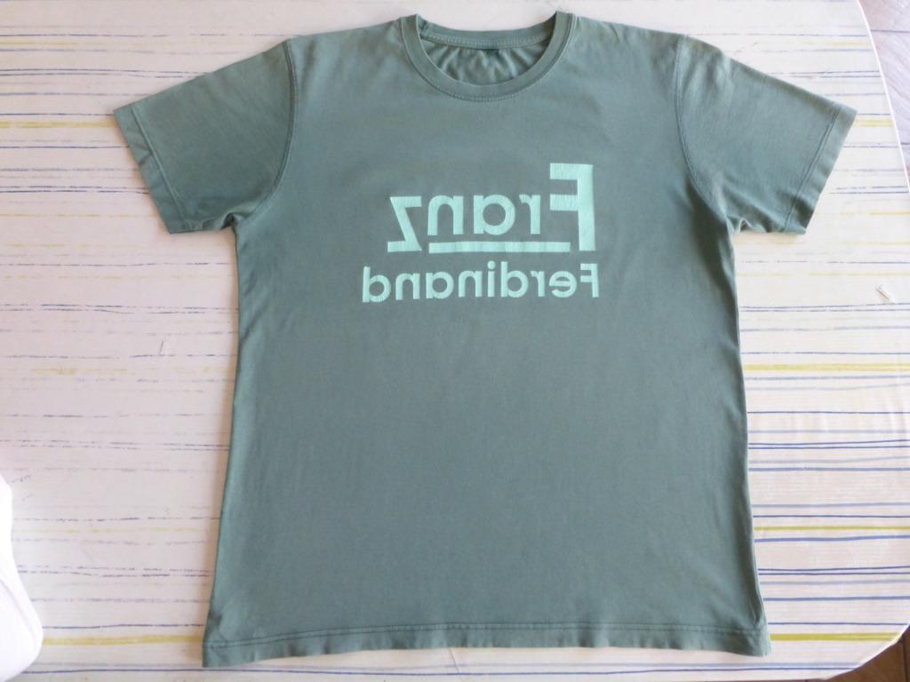 T shirt Franz Ferdinand Maat L, Enlèvement ou Envoi, Comme neuf, Taille 52/54 (L), Vert