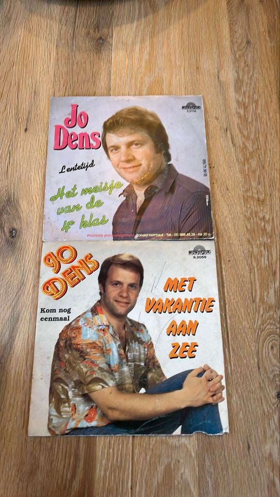 Jo Dens 2 singles, Cd's en Dvd's, Ophalen, Gebruikt