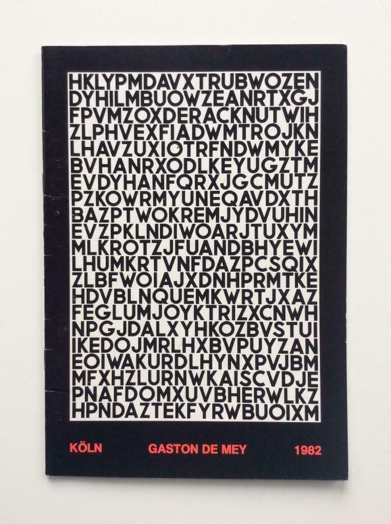 Gaston De Mey (Köln, 1982), Boeken, Kunst en Cultuur | Beeldend, Ophalen