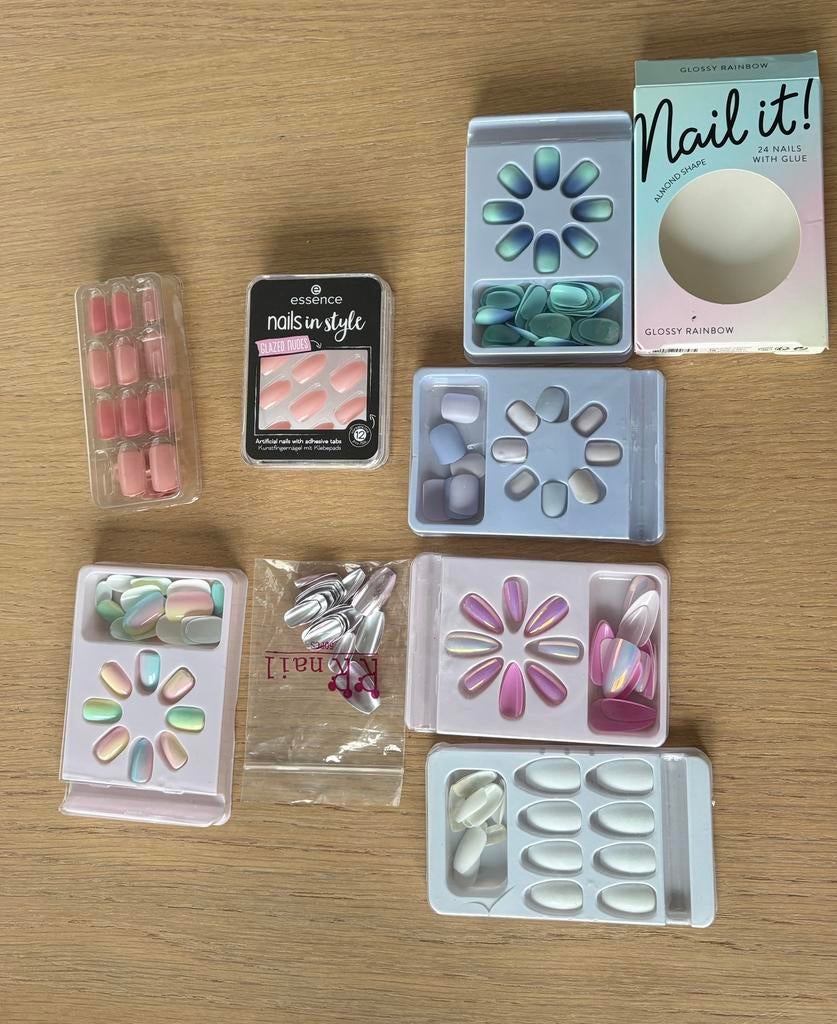 Opplaknagels, Handtassen en Accessoires, Uiterlijk | Cosmetica en Make-up, Ophalen, Zo goed als nieuw