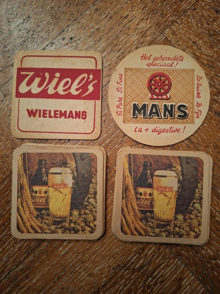 10x bierviltjes brouwerij Wielemans Brussel, Enlèvement ou Envoi