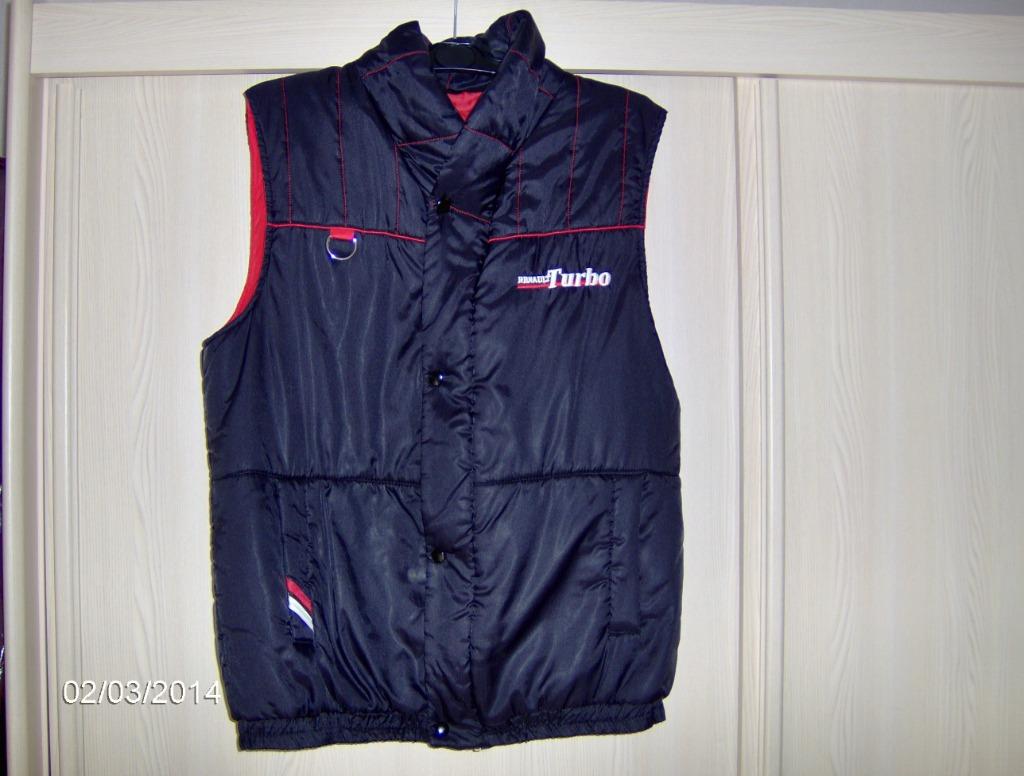 Origineel Renault Turbo windvest R5/R9/R11/R18/Fuego/R21/R25, Maat 52/54 (L), Renault Sport, Blauw, Ophalen of Verzenden