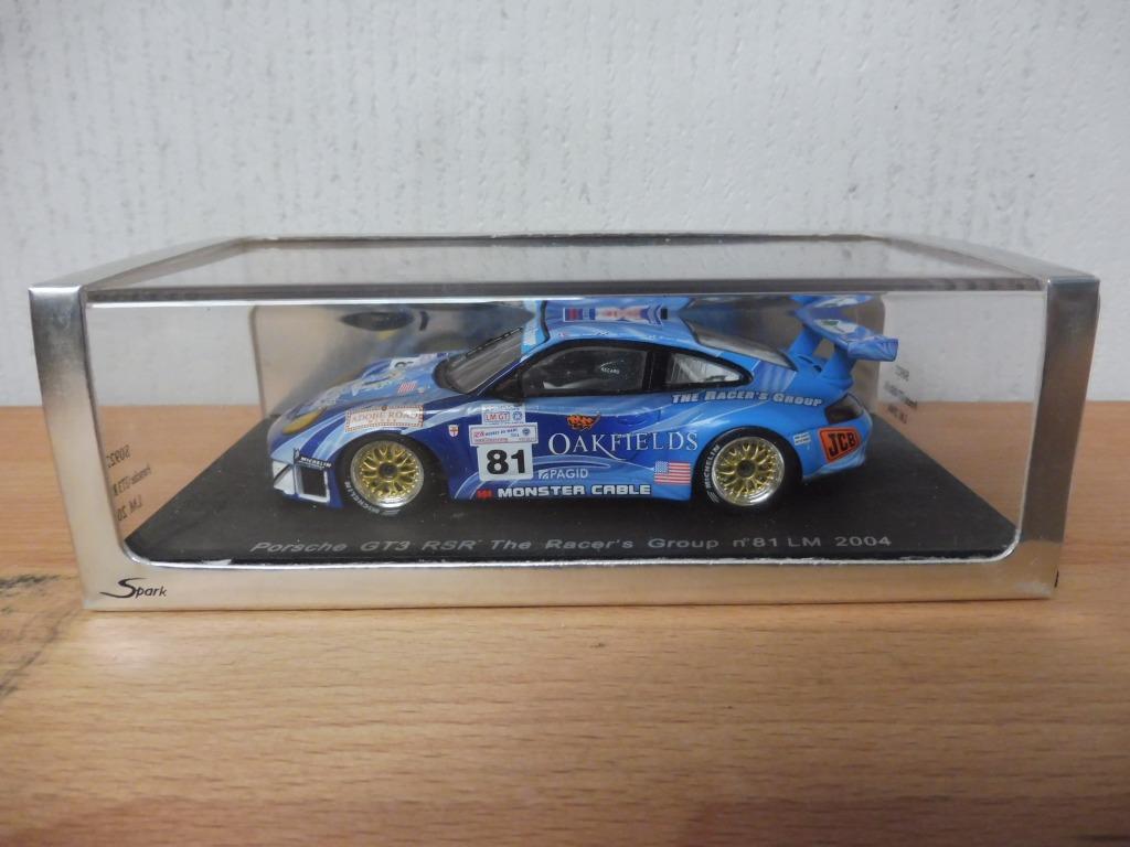 1:43 Spark Porsche 911 GT3 RSR 24h. Le Mans 2004, Enlèvement ou Envoi, Comme neuf, Voiture