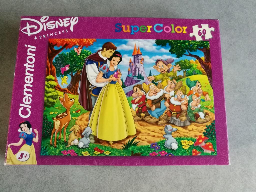 Puzzel Sneeuwwitje (van Clementoni), Ophalen of Verzenden, Meer dan 50 stukjes, Gebruikt