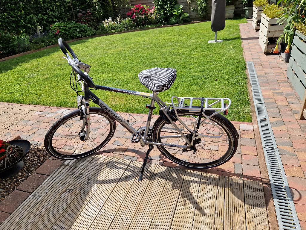 heren fiets, Fietsen en Brommers, Versnellingen, Zo goed als nieuw, 53 tot 57 cm, Ophalen