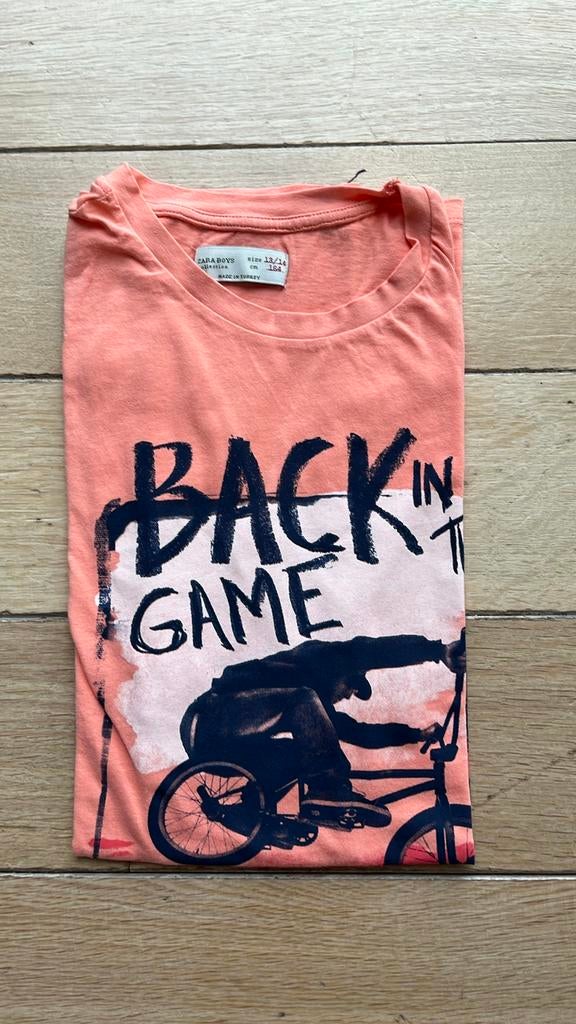 T-shirt Zara 13-14 jaar, Kinderen en Baby's, Kinderkleding | Maat 164, Ophalen of Verzenden, Zo goed als nieuw, Zara, Shirt of Longsleeve