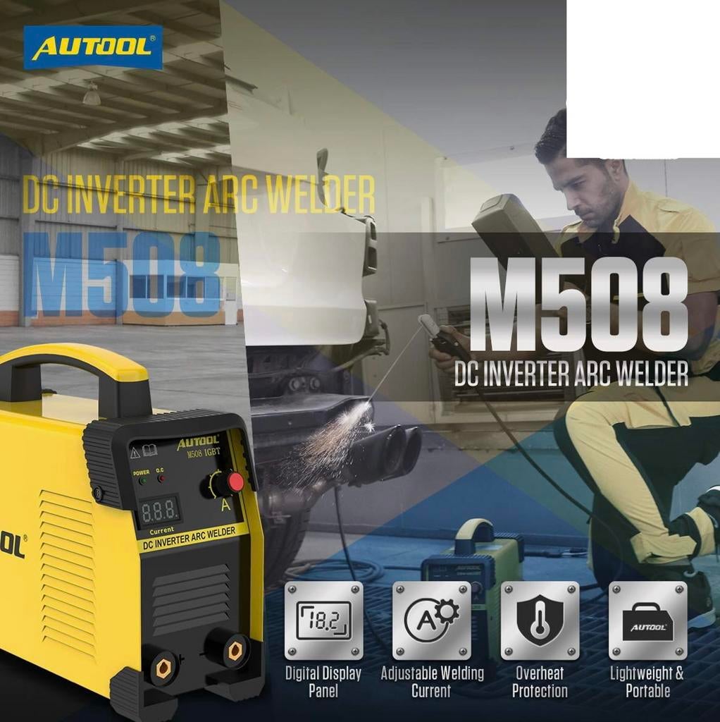 AUTOOL M508 ARC-200 DC omvormerlas, Ophalen of Verzenden, Zo goed als nieuw