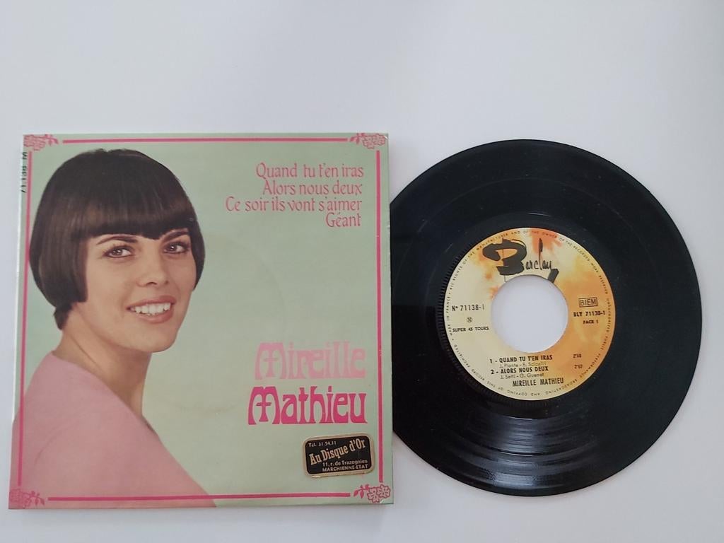 Mireille Mathieu - als je weggaat, Ophalen of Verzenden, Zo goed als nieuw, Pop