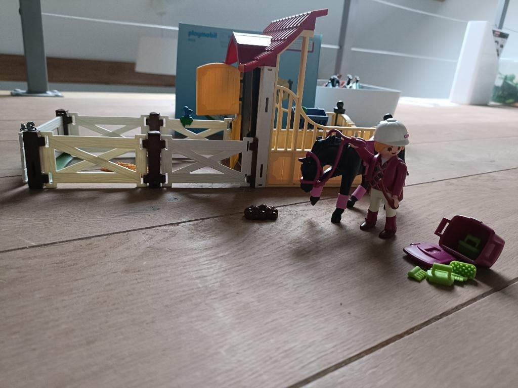 PLAYMOBIL Country Arabier met paardenbox - 6934, Ophalen of Verzenden, Gebruikt, Complete set