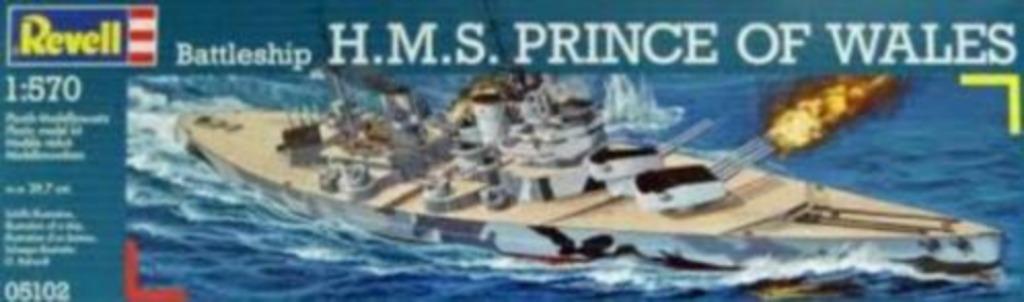 REVELL 05102 battleship H.M.S. PRINCE OF WALES échelle 1/570, Hobby & Loisirs créatifs, Modélisme | Bateaux & Navires, Enlèvement ou Envoi