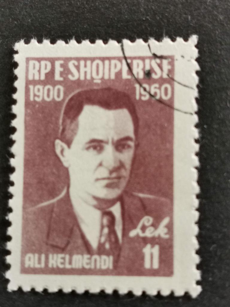 Albanie 1960 - patriot Ali Kelmendi, Ophalen of Verzenden, Overige landen, Gestempeld