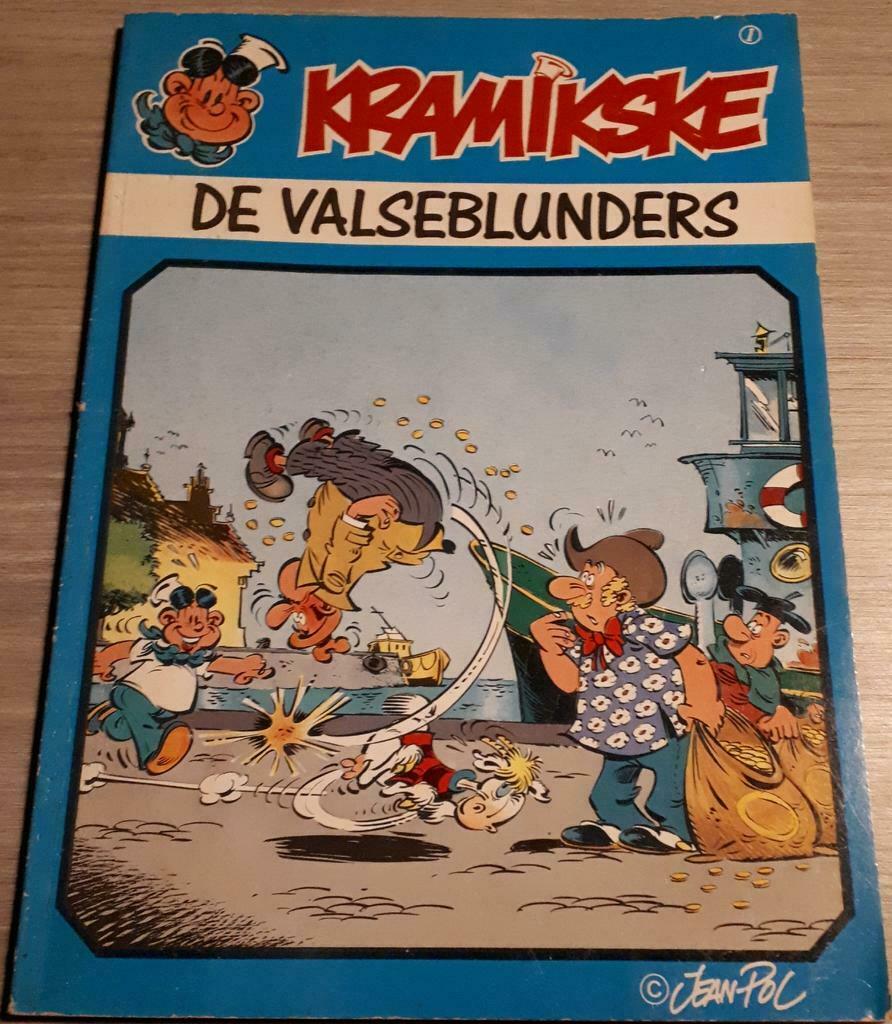 Kramikske 1 De valseblunders. Uitgave 1985, Jean-Pol, Eén stripboek, Ophalen of Verzenden, Zo goed als nieuw