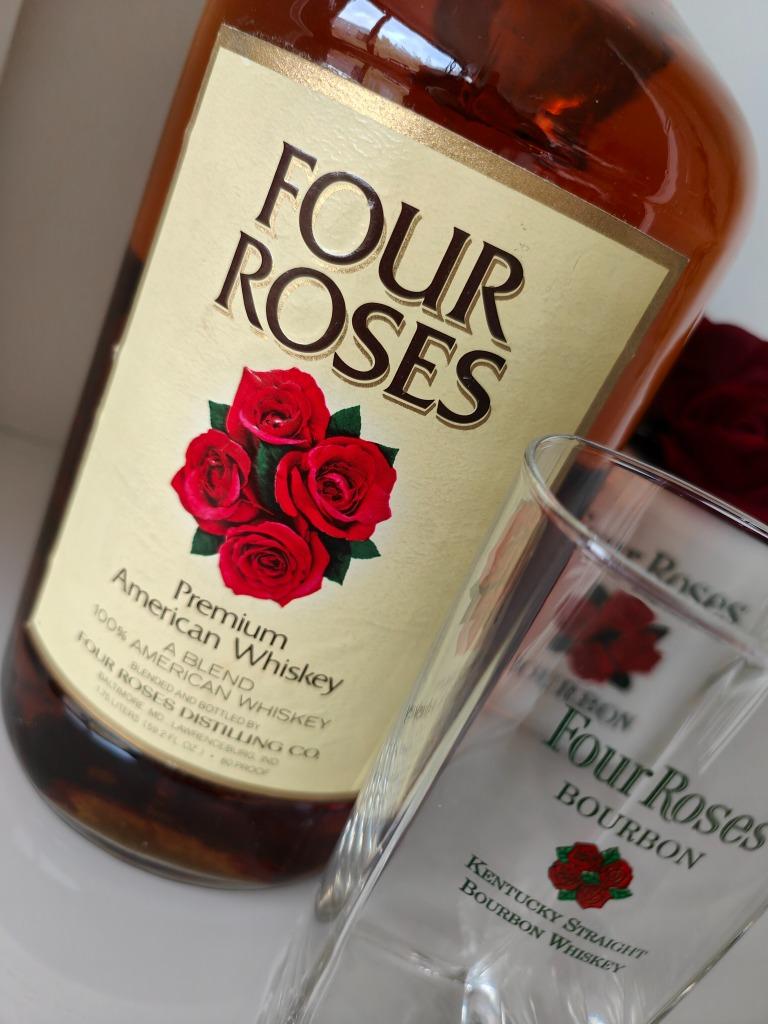 Four Roses 1,75 L fles, jaren 1990, uniek, Limited Edition, Overige gebieden, Overige typen, Nieuw, Ophalen of Verzenden