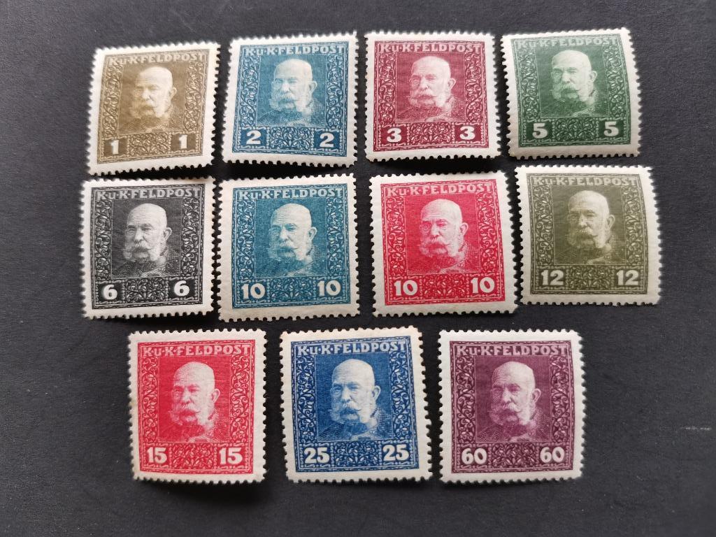 Oostenrijks-Hongaarse veldpost 1915- Koning Franz-Jozeph I *, Ophalen of Verzenden, Overige landen, Postfris