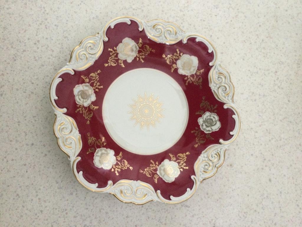 Assiette decorative, Ophalen