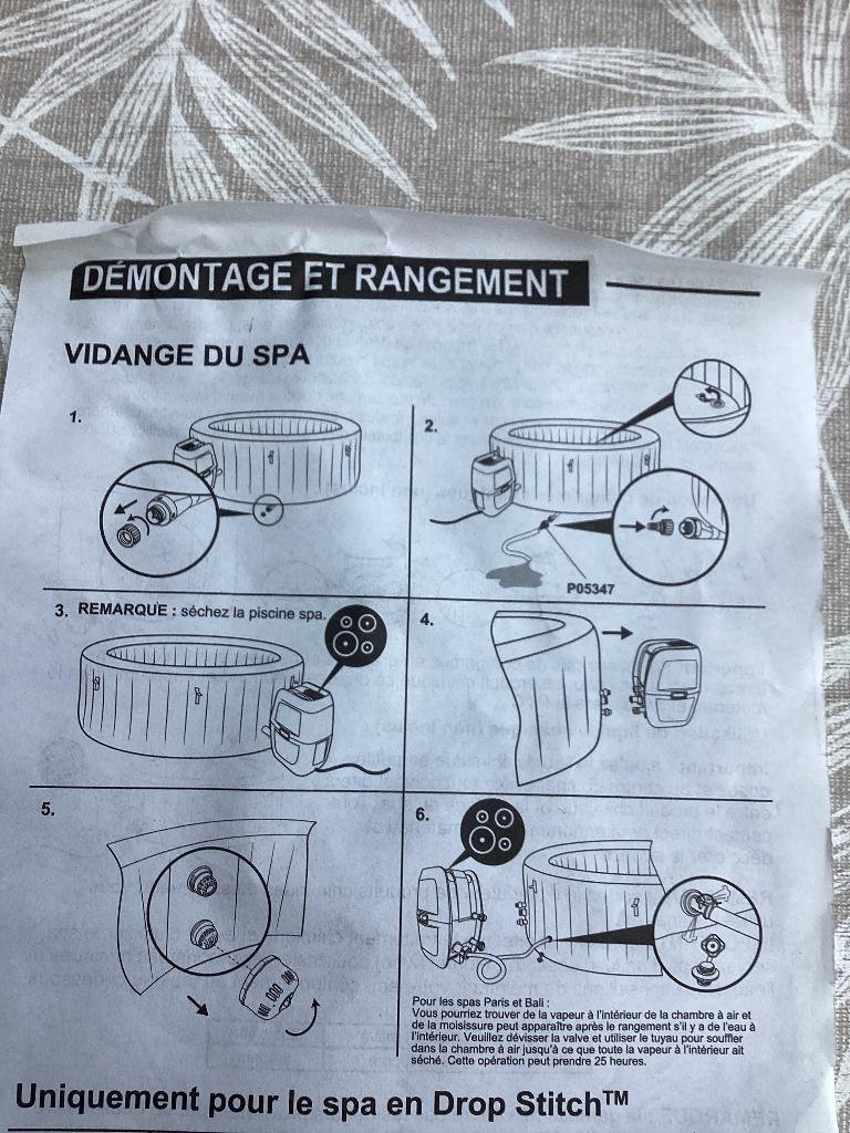Jacuzzi, Enlèvement ou Envoi, Comme neuf, Tapis de sol, Gonflable