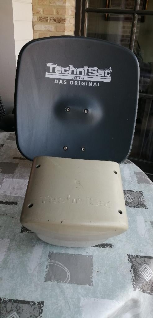 schotel antenne, Ophalen