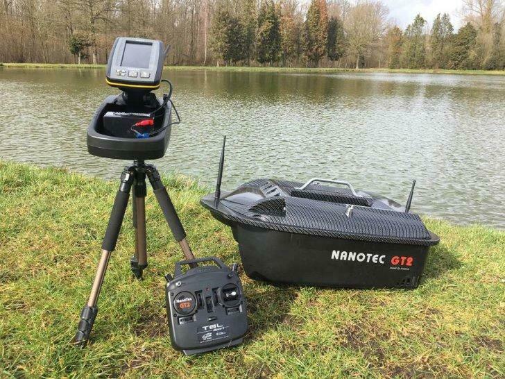 TE HUUR: Voerboot Nanotec GT2 met GPS fishfinder, Watersport en Boten, Ophalen, Nieuw