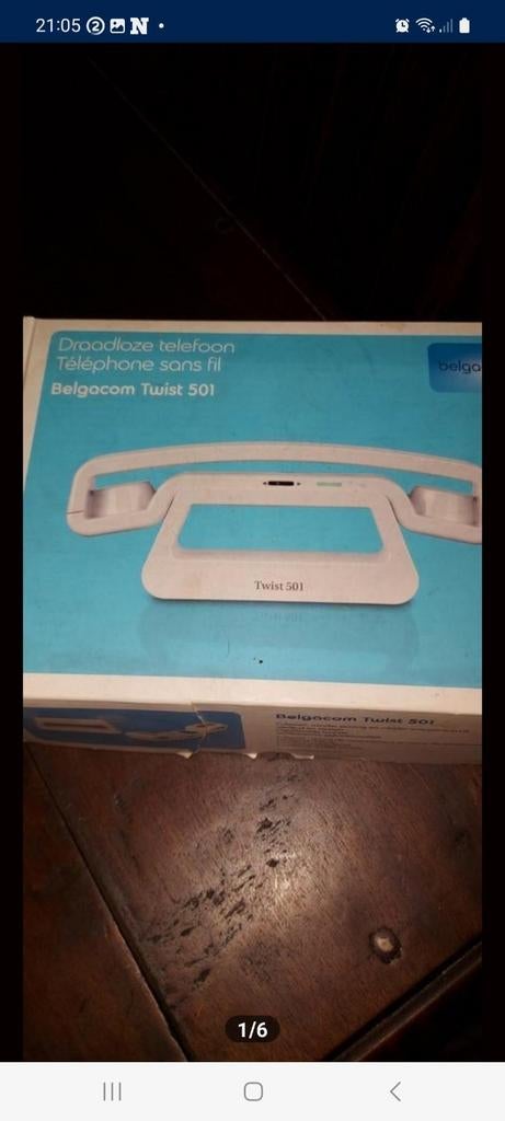 Belgacom design telefoon, Telecommunicatie, Ophalen of Verzenden