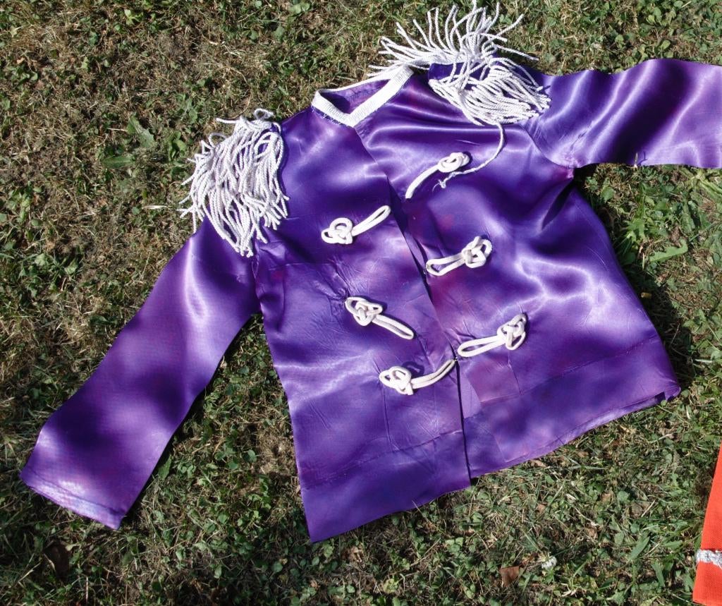 Veste de déguisement violette – Garçon 8-10 ans, Enlèvement ou Envoi, Utilisé, 134 à 140, Garçon