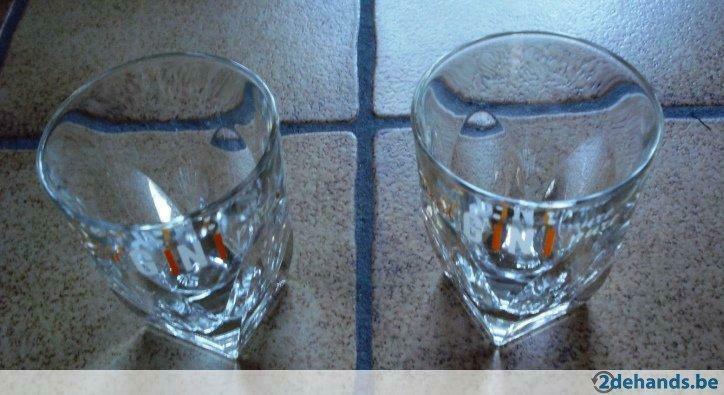 Glazen - Gini, Cinzano, Riva pils, Verzamelen, Biermerken, Ophalen of Verzenden, Gebruikt, Glas of Glazen, Overige merken