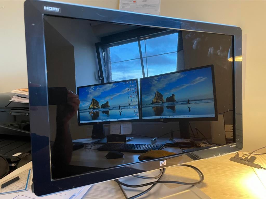 Écran LCD HP Pavilion Monitor W2408h, Enlèvement, Utilisé, 60 à 80 cm, LCD