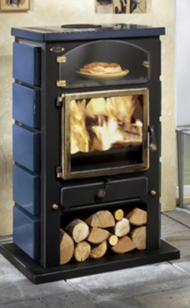 Poele mixte bois charbon occasion, Enlèvement, Comme neuf, Bois