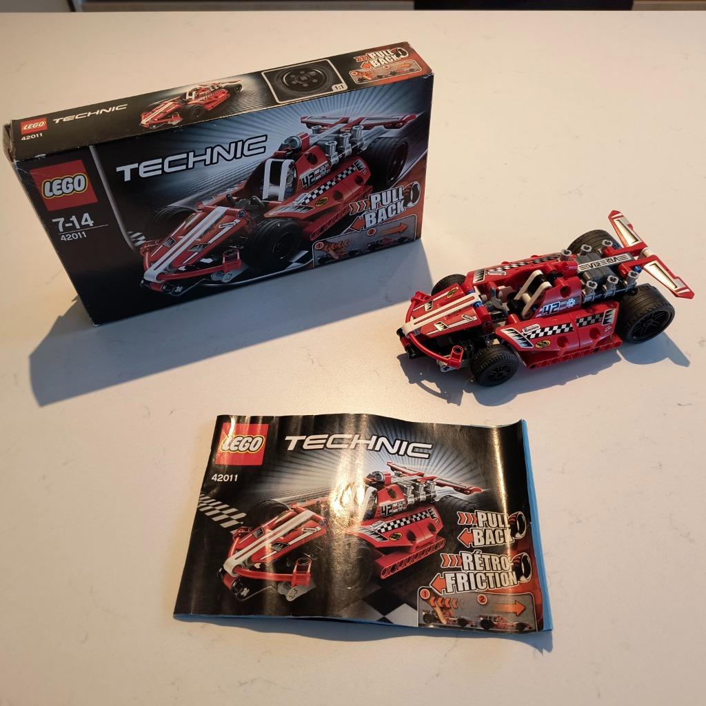 LEGO Technic 42011 Race Car, Kinderen en Baby's, Speelgoed | Duplo en Lego, Ophalen of Verzenden, Zo goed als nieuw, Complete set