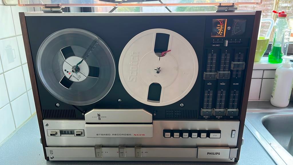 Vintage philips stereo recorder N4416, Enlèvement, Magnétophone