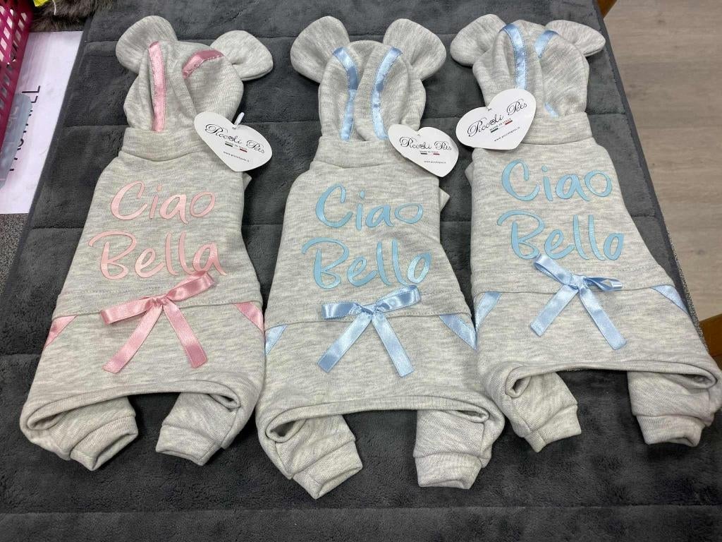 Snoezige joggings van het merk Piccoli Pets aan outlet, Dieren en Toebehoren, Hondenkleding, Ophalen of Verzenden, Nieuw, Hondentrainingspak