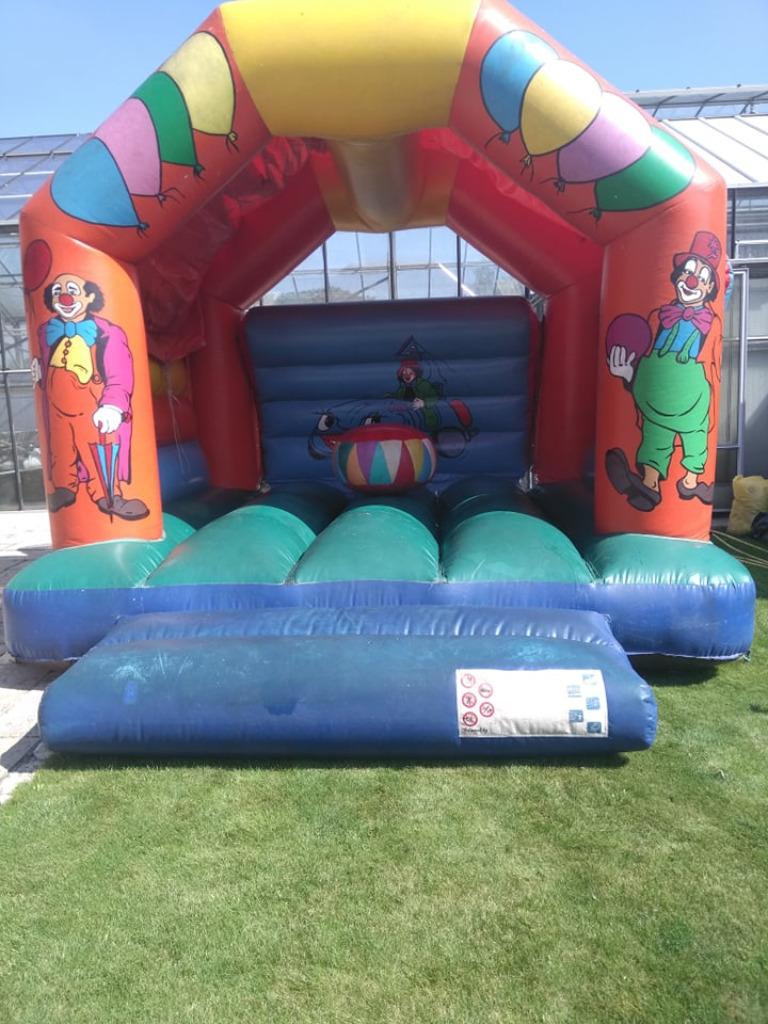 château gonflable de cirque avec obstacle à vendre, Enlèvement, Utilisé