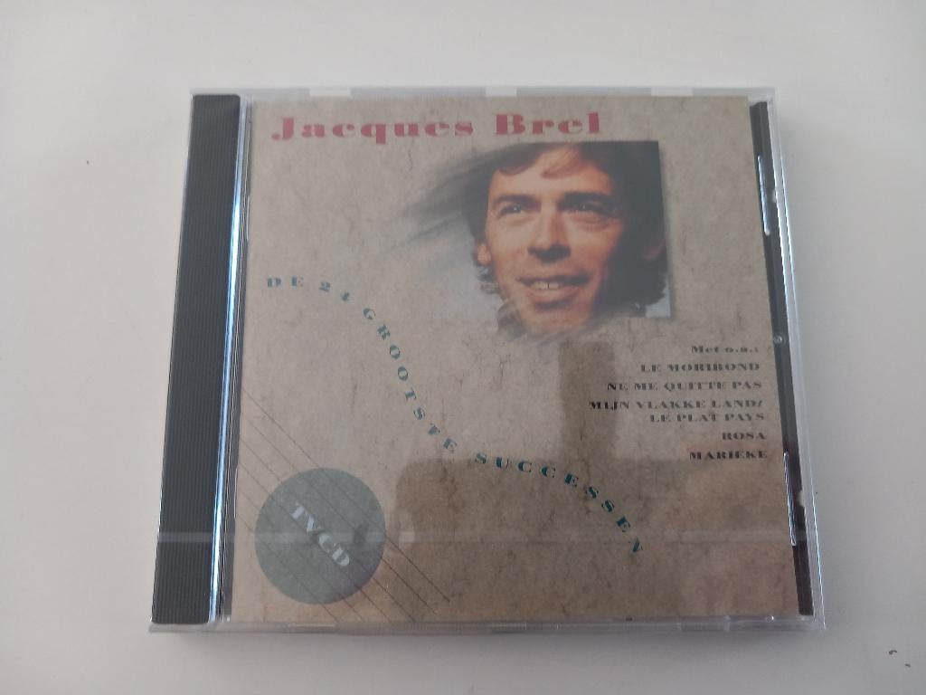 *nieuw* CD Jacques Brel De 24 grootste successen Pop Chanson, Cd's en Dvd's, Ophalen of Verzenden, Zo goed als nieuw