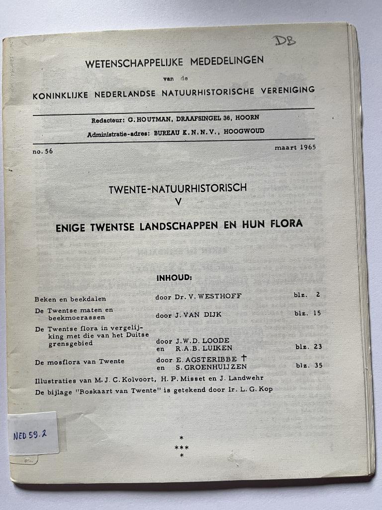 Twente natuurhistorisch V, Boeken, Natuur, Ophalen of Verzenden, Gelezen