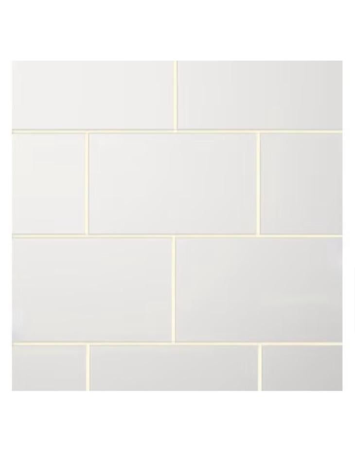 Carrelage mural blanc 40x25, Ophalen, Zo goed als nieuw