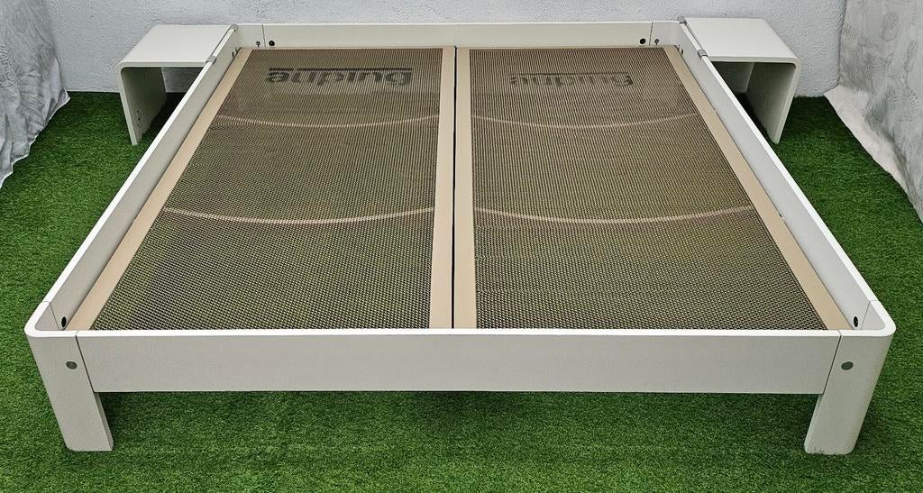 Auping Auronde Bed 180x200cm met 2 Bijzettafeltjes, Enlèvement ou Envoi, Comme neuf