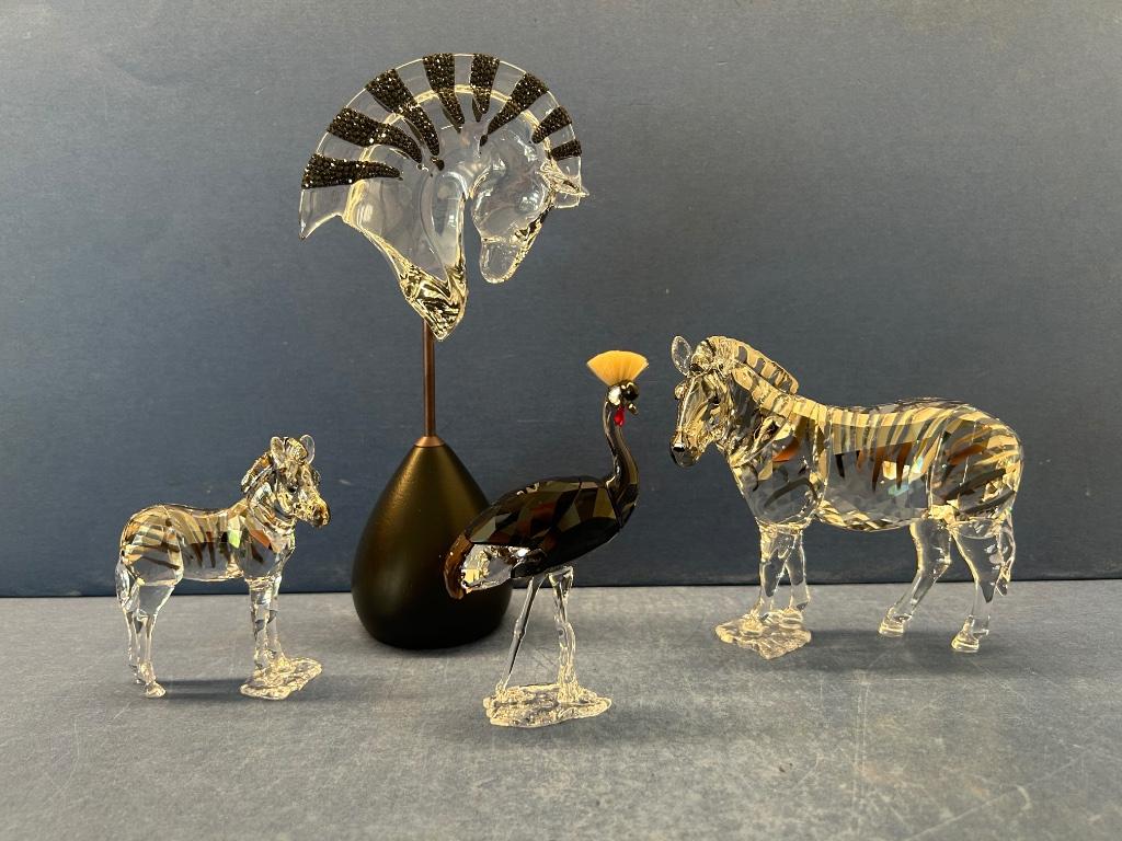 Swarovski SCS 2021 Zebra Amai, Zuri, Kraanvogel & Jamila, Ophalen of Verzenden, Nieuw, Figuurtje