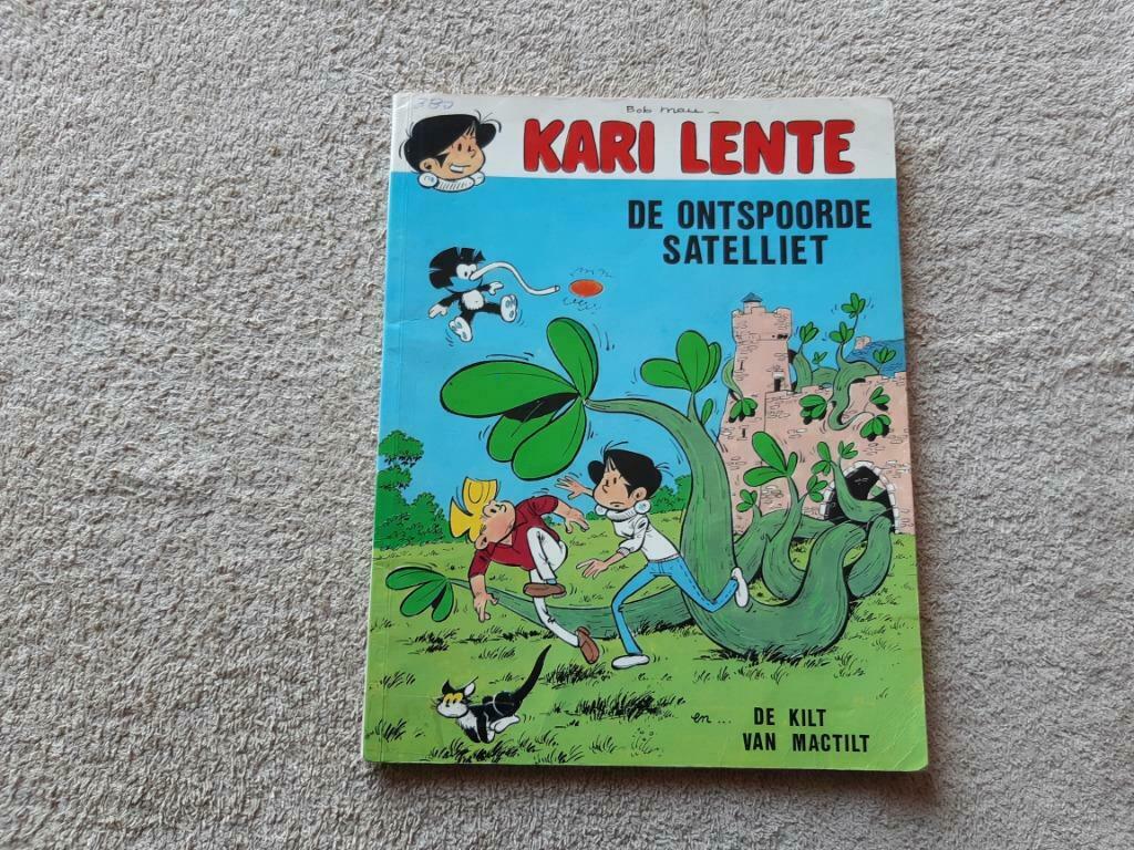 Kari Lente.De ontspoorde satelliet.De kilt van Mactilt., Eén stripboek, Ophalen of Verzenden, Gelezen
