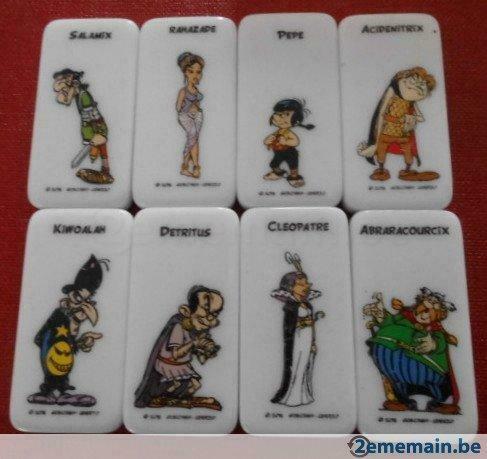 ASTERIX - 8 dominos collectors  - 0,50 euro pièce, Collections, Envoi, Neuf
