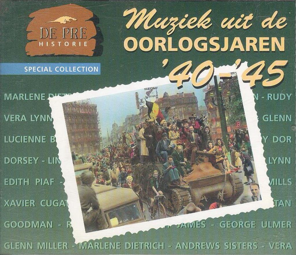 2x 2CD-BOX * DE PRE HISTORIE - OORLOGSJAREN '40-'45 - 1 & 2, Ophalen of Verzenden, Voor 1960, Zo goed als nieuw